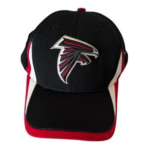 Atlanta Falcons New Era NFL Unisex Cap Black Red Color Block Strapback One size